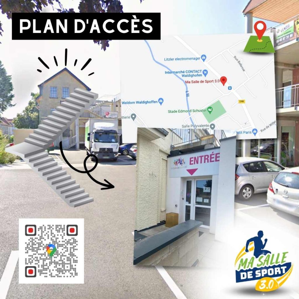 Plan d'accès Ma Salle de Sport